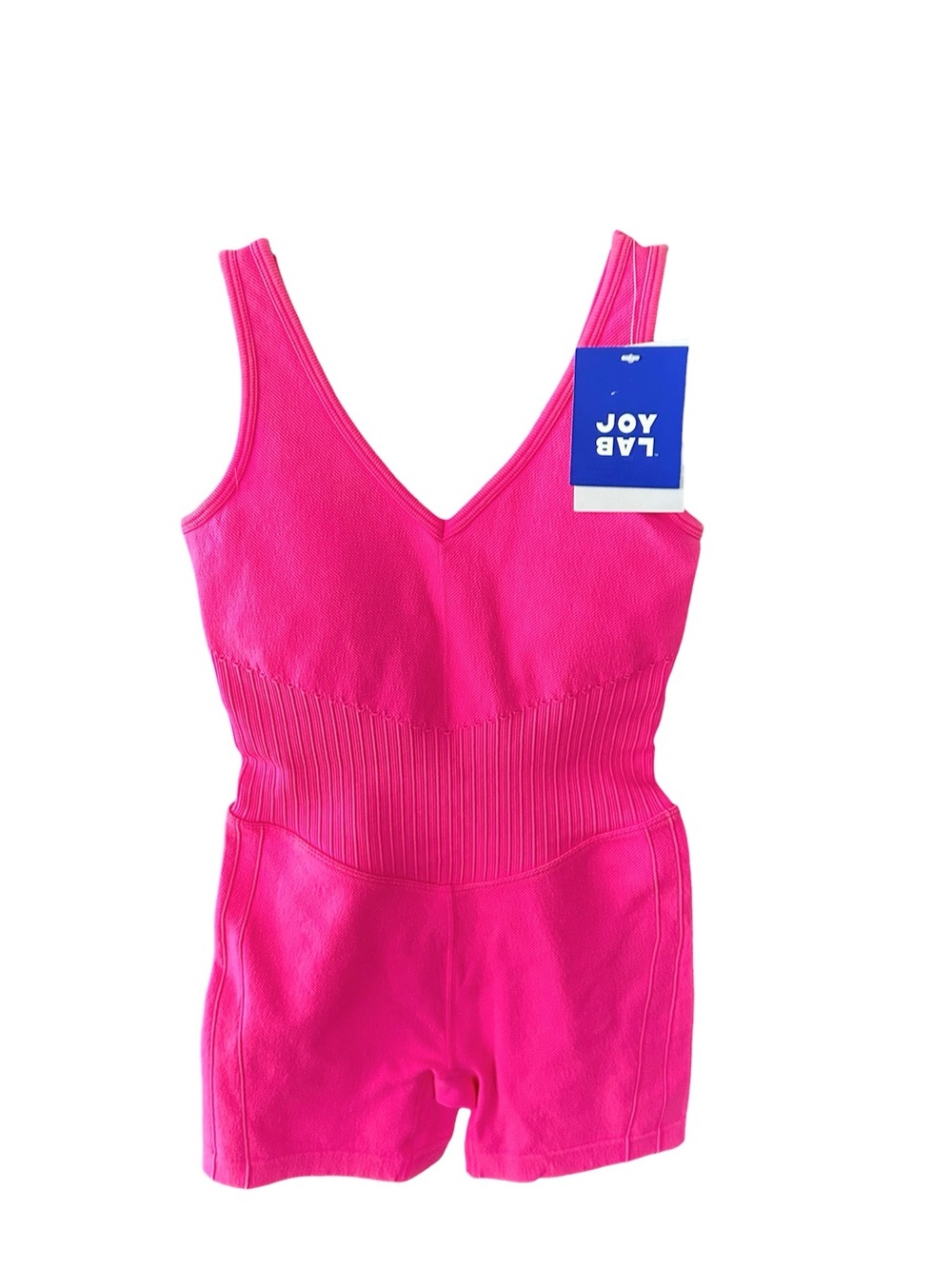 3 JoyLab Pink OnePiece Standard Fit Bodysuit Bra Removable Pads Size S, M & L